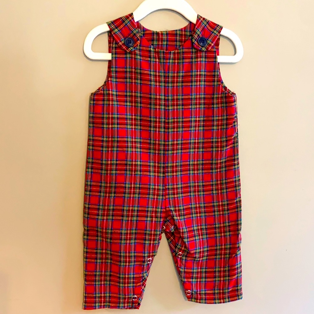NWT Gorgeous Christmas Plaid Jon Jon (longall)